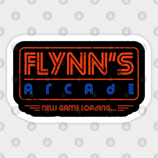 Flynn's Arcade Sticker by SunsetSurf